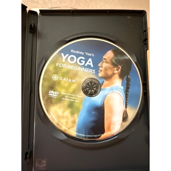 DVD Rodney Yees Yoga For Beginners 80 Min Workout Strength Re-Energized - Picture 3 of 4